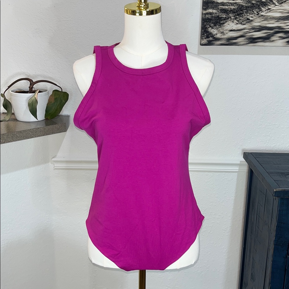 ❤️‍🔥 3 for $30 (bundle) Sleeveless Women's Bodysuit Magenta